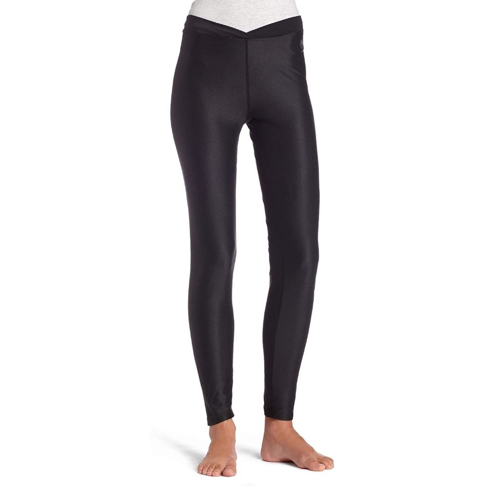 Snow Angel Doeskin V-Waist Leggings Black